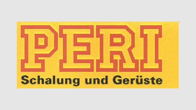 <p>The PERI logo is adjusted: The words "Schalung und Ger&amp;uuml;ste" (formwork and scaffolding) become more pronounced against the yellow background and they also remind of the first black-yellow PERI logo</p><br/>